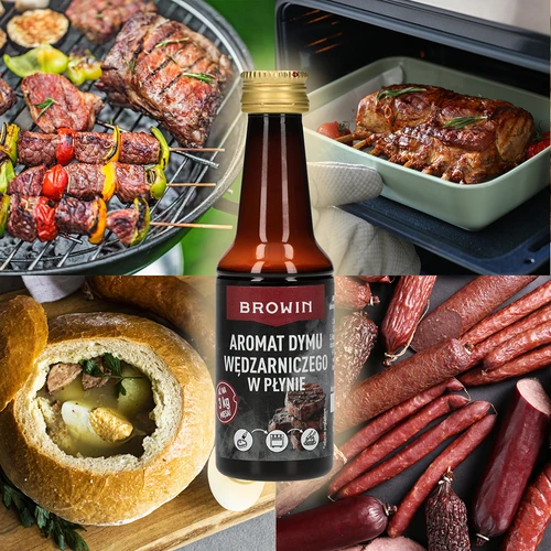 Aróma údiarskeho dymu v tekutej forme, na 3 kg, 40 ml - 5