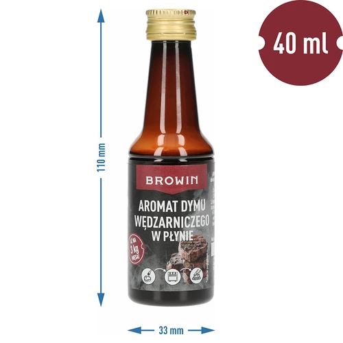 Aróma údiarskeho dymu v tekutej forme, na 3 kg, 40 ml - 3