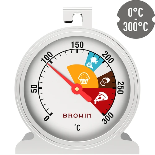 Teplomer do rúry (0°C do +300°C) Ø4,4cm - 3 ['teplomer do rúry', ' teplomer na chlieb', ' teplomer na mäso', ' teplomer na jedlá']