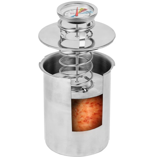 Teplomer do šunkovaru 0,8 kg (0°C do +120°C) 9,0cm - 3 ['teplomer do šunkovaru', ' na údeniny', ' na mäso', ' na pokrmy', ' na varenie', ' šunkovar 0', '8 kg', ' príslušenstvo k šunkovaru', ' teplomer s farebným ciferníkom', ' kuchynský teplomer']