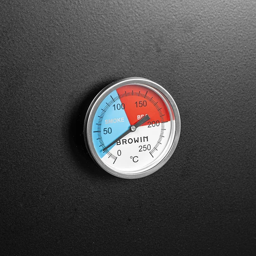 Teplomer na údiarňu a BBQ (0°C do +250°C) 5,2cm - 5 ['teplomer na bbq', ' teplomer na gril', ' teplomer na barbeque', ' teplomer na údiarňu', ' teplomer na mäso na grilovanie']