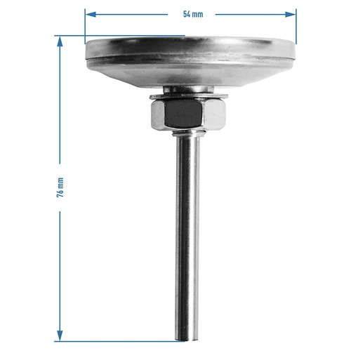 Teplomer na údiarňu a BBQ (0°C do +250°C) 5,2cm - 8 ['teplomer na bbq', ' teplomer na gril', ' teplomer na barbeque', ' teplomer na údiarňu', ' teplomer na mäso na grilovanie']