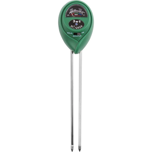 Tester substrátu 3v1 - pH, vlhkosť, slnečné žiarenie  - 1 ['meranie ph', ' ph meter', ' ph meter do pôdy', ' analýza pôdy', ' ph pôdy', ' merač ph pôdy', ' merač vlhkosti pôdy', ' merač vlhkosti zeme', ' meranie vlhkosti pôdy', ' vlhkosť pôdy', ' senzor vlhkosti pôdy', ' ako zmerať vlhkosť pôdy', ' slnečné žiarenie', ' analýza slnečného žiarenia', ' senzor slnečného žiarenia']