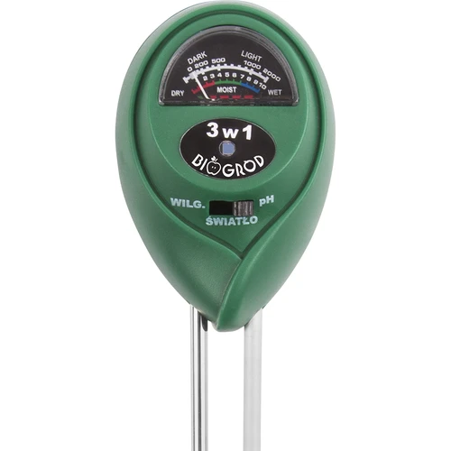 Tester substrátu 3v1 - pH, vlhkosť, slnečné žiarenie - 3 ['meranie ph', ' ph meter', ' ph meter do pôdy', ' analýza pôdy', ' ph pôdy', ' merač ph pôdy', ' merač vlhkosti pôdy', ' merač vlhkosti zeme', ' meranie vlhkosti pôdy', ' vlhkosť pôdy', ' senzor vlhkosti pôdy', ' ako zmerať vlhkosť pôdy', ' slnečné žiarenie', ' analýza slnečného žiarenia', ' senzor slnečného žiarenia']
