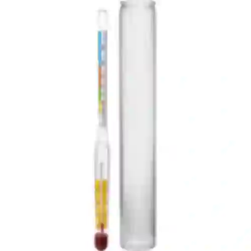 Alkoholometer s teplomerom