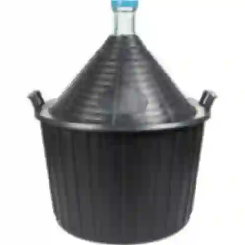 Balón na víno 54 L v plastovom koši