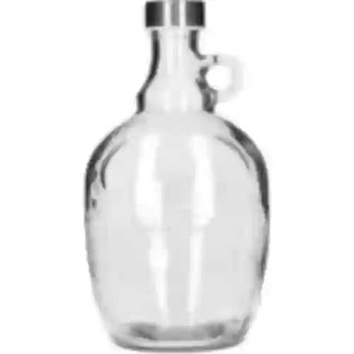 Dáma Demižón 1,5 L, s kovovým uzáverom fi 43 mm a držadlom