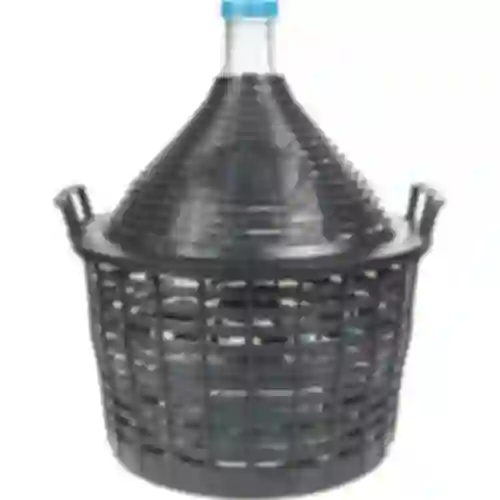 Demižón na víno 20 L v plastovom koši