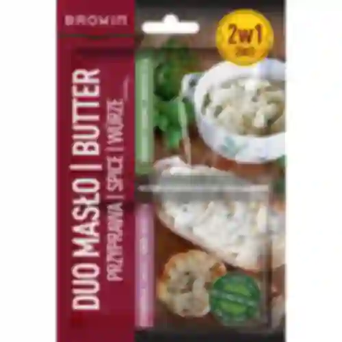 Duo Maslo - cesnakové a bylinkové korenie 2 v 1, 2 x 12g