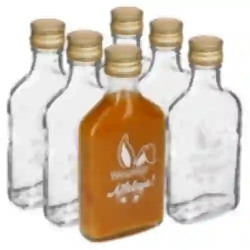 Fľaša 200ml so skrutkovacím uzáverom, potlač ZAJACIE UŠI 6ks
