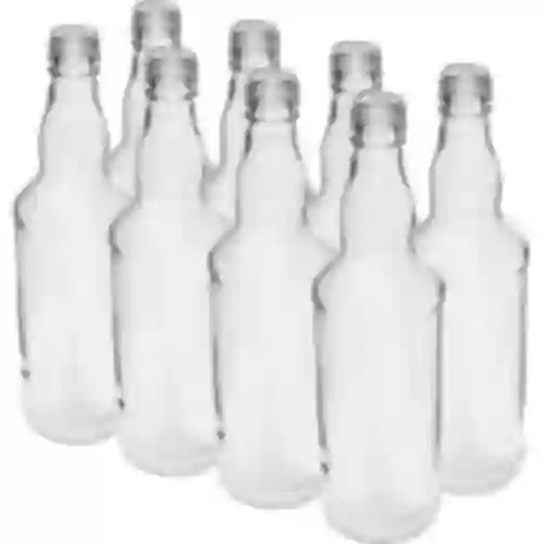 Fľaša 500 ml na vodku - 8 ks.