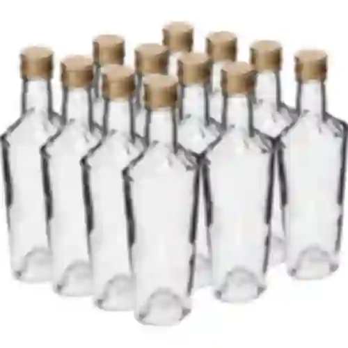 Fľaša Everest 250 ml so skrutkovacím uzáverom fi28, 12 ks