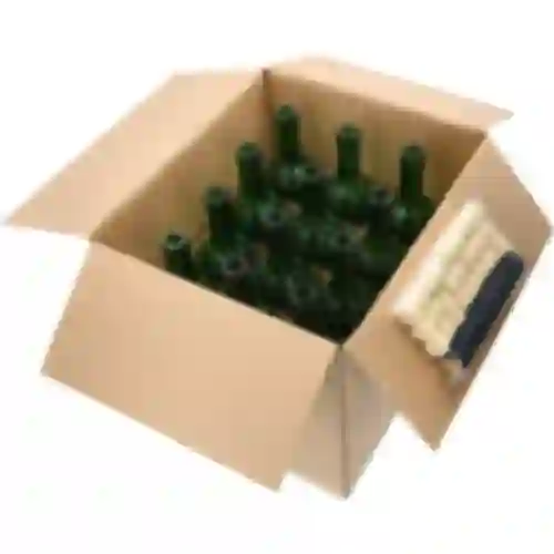 Fľaša na víno 0,75L s korkami a uzávermi - 12 ks