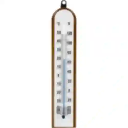 Izbový teplomer s bielou stupnicou (-30°C do +50°C) 20cm