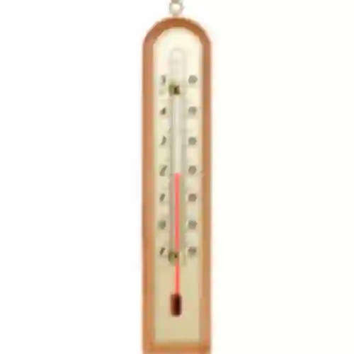 Izbový teplomer so zlatou stupnicou (-10°C do +50°C) 22cm, mix