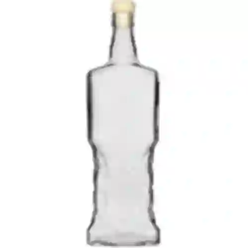 Kredencová fľaša 700ml s korkom