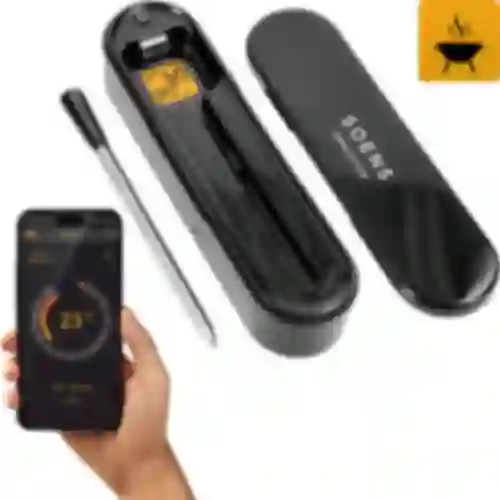 Kuchynský teplomer s bezdrôtovou sondou Bluetooth