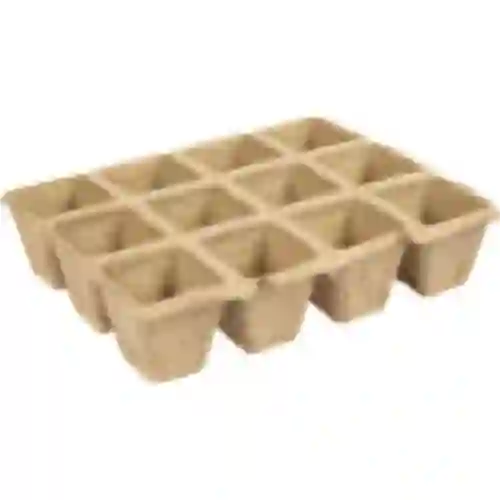 Papierové kvetináče 4,5 x 5 x 4,5, sada 5 ks.