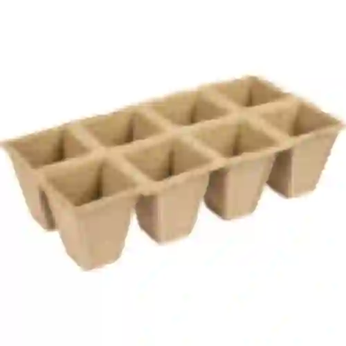 Papierové kvetináče 6 x 6 x 6, sada 5 ks.