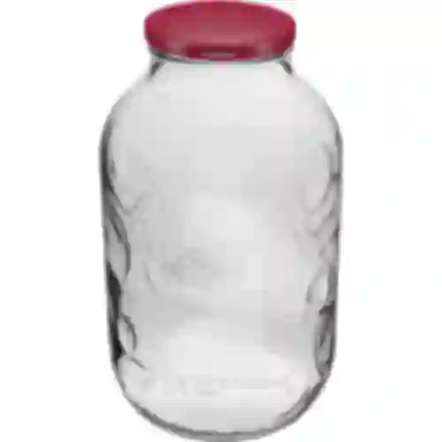 Pohár 5L s ornamentom viečko bordové fi 100