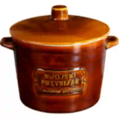 #PRY Kamenná nádoba - hrniec s pokrievkou, 1,5 L