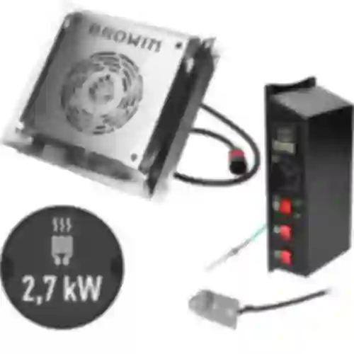Sada modulov s digitálnym termostatom - dragON 2,7 kW, pre záhradné údiarne