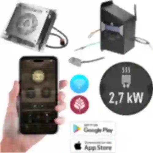 Sada modulov s Wi-Fi ovládačom - dragON IQ 2,7 kW, pre záhradné údiarne