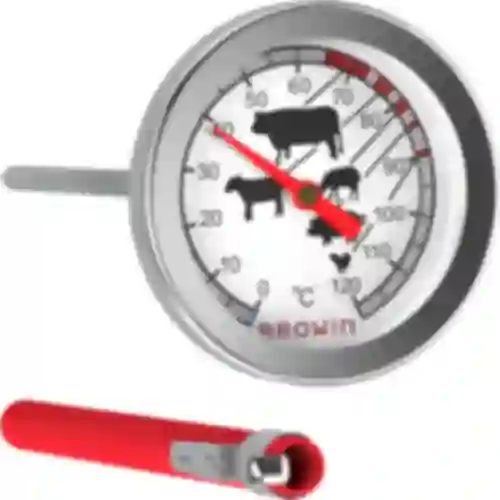 Teplomer na pečenie mäsa (0°C do +120°C) 12,5cm