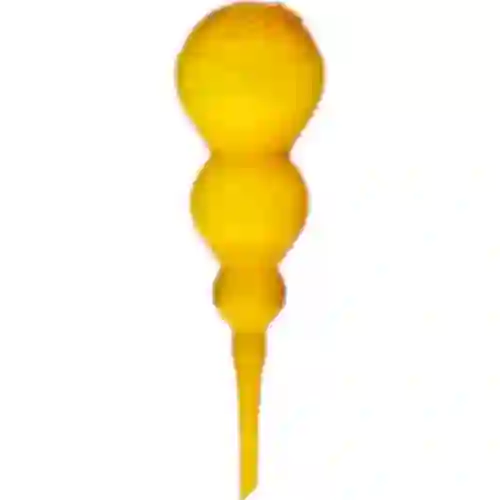 Trojitá zavlažovacia guľa (trojkomorová), priehľadná žltá, 600 ml