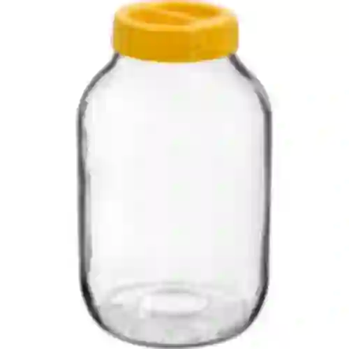 Twist-off pohár 4 L a plastové viečko fi 100 s držadlom