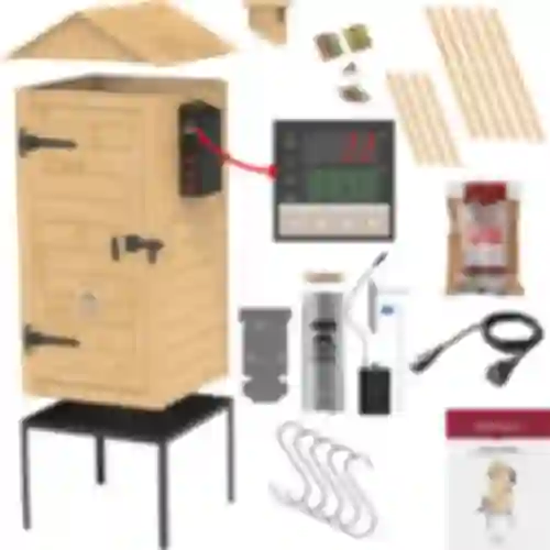 Udiareň 200 L dragON Larch E21 - z modrínu, s elektrickým vykurovacím modulom a ovládačom