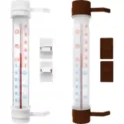 Vonkajší teplomer (-50°C do +50°C) 23cm mix, slovenská výroba