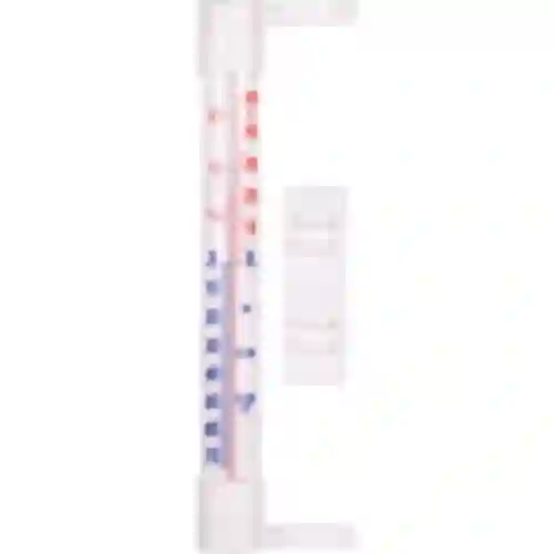 Vonkajší teplomer biely (-60°C do +50°C) 23cm