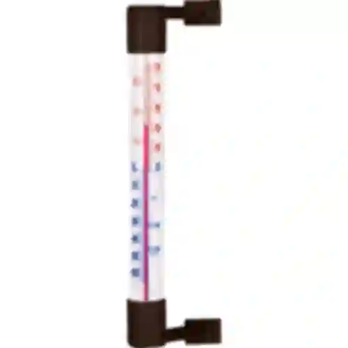 Vonkajší teplomer hnedý (-50°C do +50°C) 18cm