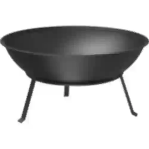 Záhradné ohnisko s roštom, Ø55 cm, okrúhle, misa