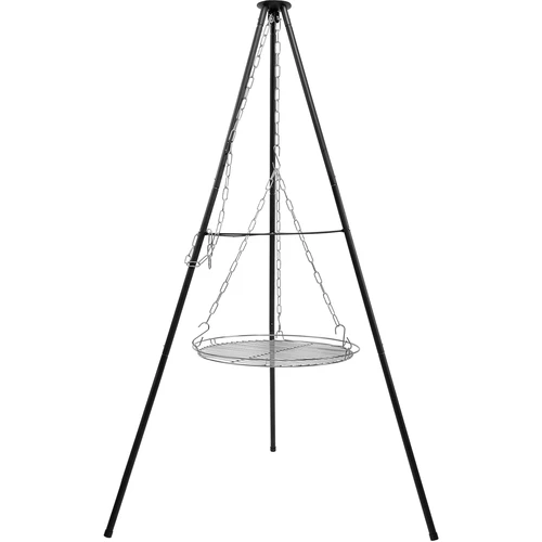 Trojnožka ohnisková s roštom, 150 cm  - 1 ['trojnožka ohnisková', ' rošt ohniskový', ' statív na ohnisko', ' gril ohniskový', ' rošt na trojnožke', ' varenie na ohnisku', ' gril trojnožka', ' táborenie', ' outdoorová turistika', ' kempingové príslušenstvo', ' maďarský kotlík', ' trojnožka na kotlík', ' trojnožka na liatinovú panvicu', ' varenie v prírode', ' jedlá nad ohniskom', ' grilovanie na čerstvom vzduchu', ' pečenie nad ohniskom', ' vybavenie na ohnisko', ' vybavenie na záhradu', ' varenie na záhrade', ' grilovanie v záhrade', ' jedlá z roštu', ' grilovacia sezóna', ' akú trojnožku vybrať']