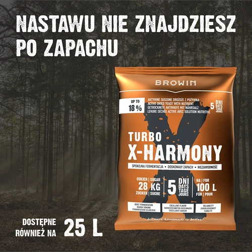 Turbo kvasnice X-Harmony 18%, 100 L, 360g - 7 ['kvasnice liehovarnícke', ' kvasnice na alkohol', ' turbo kvasnice', ' kvasnice harmony', ' kvasnice 18%', ' kvasnice na pálenku', ' na samohon', ' kvasnice liehovarnícke na 100 litrov', ' nastavenie 100L', ' čistá fermentácia', ' cukrovky', ' na nastavenia', ' na nastavenia z cukru', ' pokojná fermentácia', ' pekná vôňa počas fermentácie', ' stabilná fermentácia', ' ľahké čírenie', ' destilácia', ' kvasnice x', ' kvasnice Browin', ' kvasnice 18%', ' kvasnice alco', ' kvasnice alko', ' odporúčané kvasnice', ' kvasnice vysokej kvality', ' sušené kvasnice s výživou', ' ľahké čírenie nastavenia']