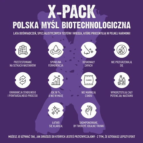 Turbo kvasnice X-Pack 1,8 kg - profesionálne, pre veľké nastavenia - 7 ['kvasnice liehovarnícke', ' kvasnice na alkohol', ' turbo kvasnice', ' kvasnice 18%', ' kvasnice na bimber', ' na samohon', ' kvasnice liehovarnícke na 500 litrov', ' veľké nastavenia', ' čistá fermentácia', ' cukrovky', ' na nastavenia', ' na nastavenia z cukru', ' pokojná fermentácia', ' pekná vôňa počas fermentácie', ' stabilná fermentácia', ' ľahké čírenie', ' destilácia', ' kvasnice x', ' kvasnice Browin', ' kvasnice 1', '8 kg', ' kvasnice alko', ' odporúčané kvasnice', ' kvasnice vysokej kvality', ' sušené kvasnice s výživou', ' ľahké čírenie nastavenia', ' veľké balenie kvasníc']