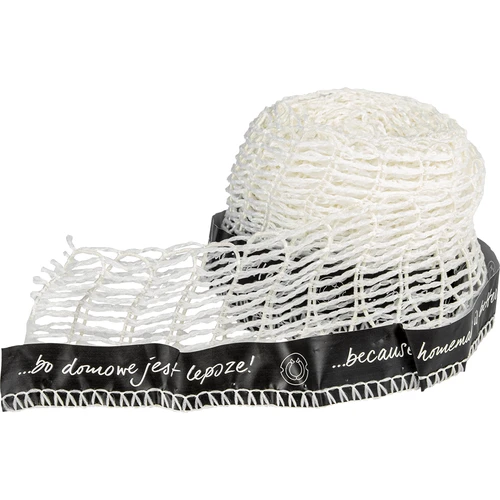 Údenárska sieťka s etiketou, s rozmermi 15 cm x 4 m, s tepelnou odolnosťou 125°C  - 1 ['sieťka na šunku', ' potravinová sieťka', ' sieťka na údeniny', ' sieťka na údenie údenín', ' sieťka na zrejúce údeniny']