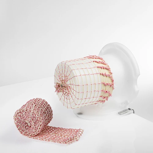 Údenárska sieťka s rozmermi 18 cm x 3 m, s tepelnou odolnosťou do 220°C - 3 ['sieťka na šunku', ' potravinová sieťka', ' sieťka na údeniny', ' sieťka na údenie údenín', ' sieťka na zrejúce údeniny']