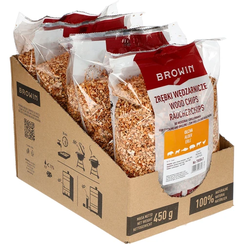 Údenárske štiepky (100% Jelša) kl 2 - 450g X5  - 1 