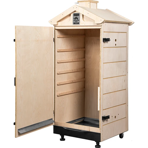 Údiaca komora z certifikovanej preglejky, bezrámová 200L, s kolieskami - 2