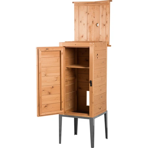 Údiaca komora zo smrekovca, 200 l, s podstavcom z nehrdzavejúcej ocele - 2