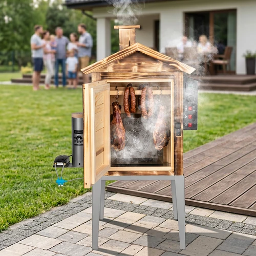 Udiareň 115 L dragON Wood 60E - drevená kúrená drevom, s elektrickým vykurovacím modulom a regulátorom - 13