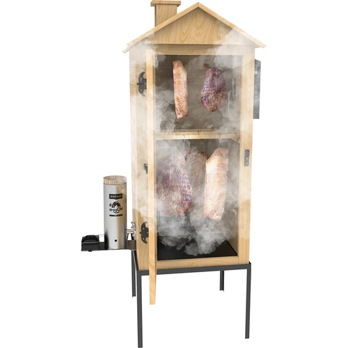 Udiareň 200 L dragON Larch E21 - z modrínu, s elektrickým vykurovacím modulom a ovládačom - 8 ['súprava na údenie', ' elektrická udiareň', ' drevená udiareň', ' drevená elektrická udiareň', ' udiareň s dymogenerátorom', ' udiareň s generátorom dymu', ' všetko na údenie', ' udiareň browin', ' záhradná udiareň', ' udiareň na stojane', ' údenie', ' údenie na studeno', ' údenie studeným dymom', ' moderná udiareň', ' univerzálna udiareň', ' štiepky na údenie', ' univerzálna súprava na údenie', ' digitálny ovládač', ' digitálna udiareň', ' udiareň s teplovzdušným obehom', ' priestranná udiareň', ' udiareň 100 cm', ' vysoká udiareň', ' hit!', ' udiareň z modrínu', ' udiareň 200L']