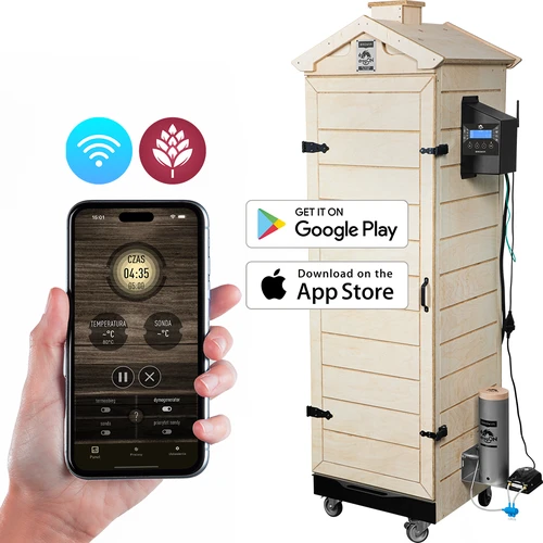 Údiareň dragON PLYWOOD NATURE – bezrámová, modulárna, s riadiacou jednotkou Wi-Fi, 320 l