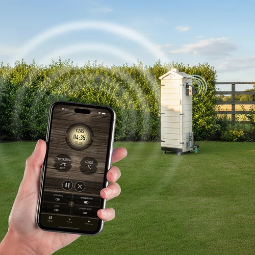 Údiareň dragON PLYWOOD NATURE – bezrámová, modulárna, s riadiacou jednotkou Wi-Fi, 320 l - 12