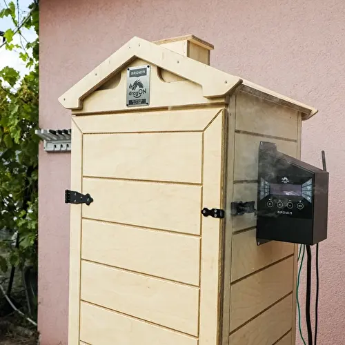 Udiareň dragON PLYWOOD NATURE – bezrámová, modulárna, s Wi‑Fi regulátorom, 320 l - 9