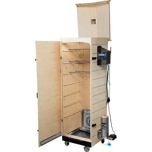 Údiareň dragON PLYWOOD NATURE – bezrámová, modulárna, s Wi‑Fi riadičom, 320 l - 3