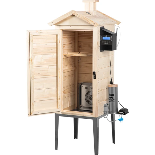 Udiareň s Wi-Fi, 200 L- dragON WOOD 100IQ s elektrickým vykurovacím modulom a ovládačom - 2 ['údenie', ' ľahké udiarne', ' elektrická udiareň', ' udiareň s wi-fi', ' výhody údenia s wifi a aplikáciou', ' aplikácia na údenie', ' drevená udiareň', ' záhradná udiareň', ' najlepšia udiareň', ' udiareň s ovládačom', ' ako údiť s aplikáciou', ' akú udiareň kúpiť', ' domáce údeniny', ' udiareň na 200 L', ' vysoká udiareň', ' priestranná udiareň', ' údenie s dymogenerátorom', ' generátor dymu na údenie', ' štiepky na údenie', ' novinky na údenie', ' profesionálne údenie', ' ľahké údenie', ' ako používať elektrickú udiareň', ' browin control', ' udiareň s elektrickým modulom']